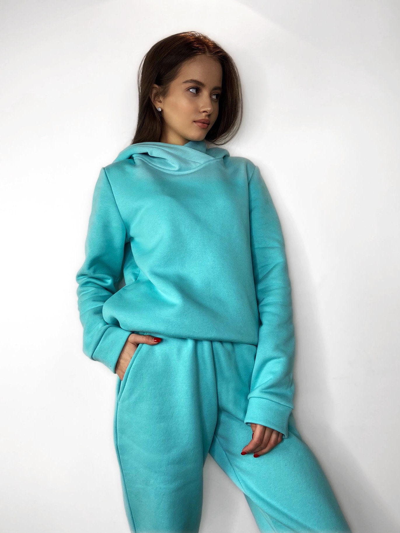 jogger sweatshirt set
