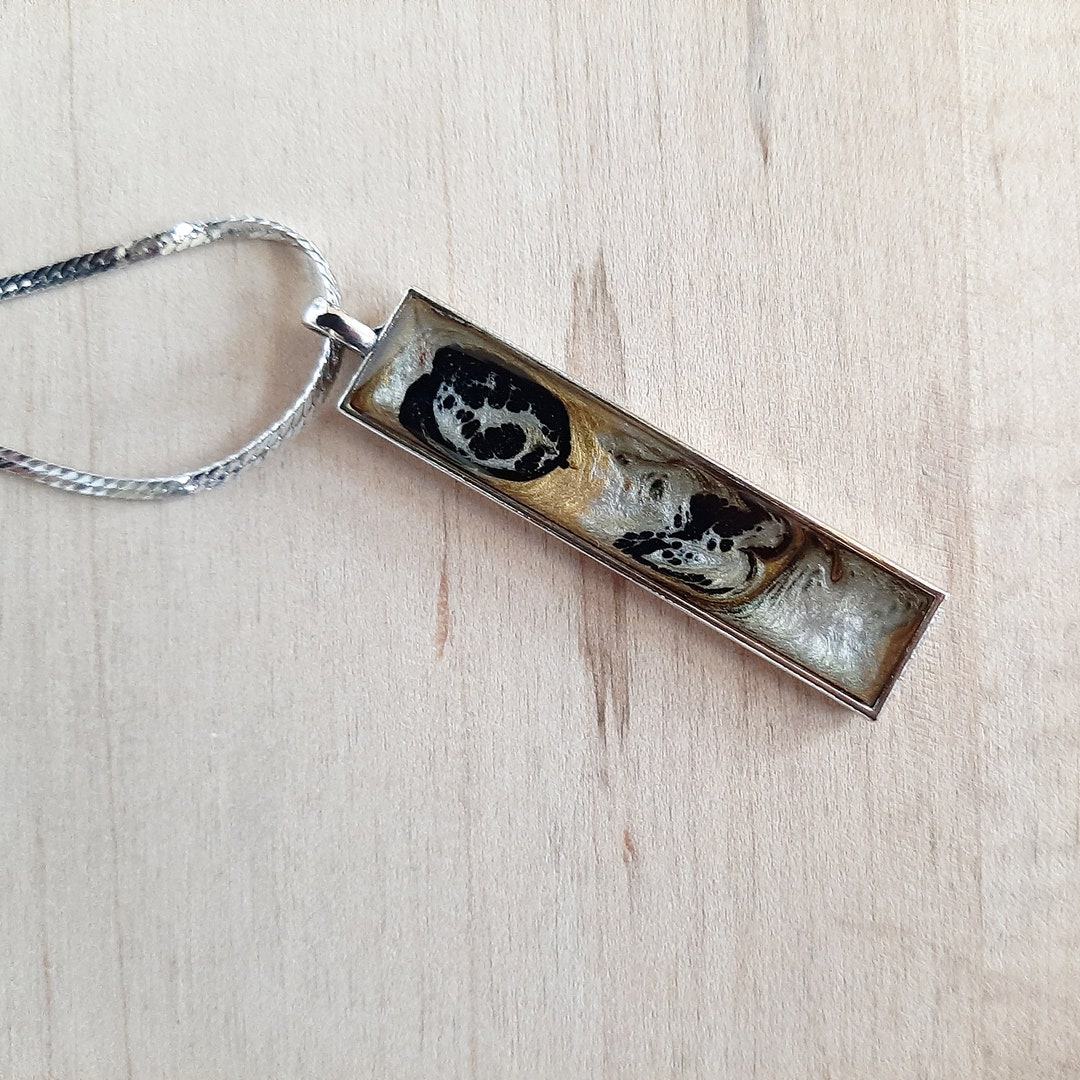 Colorful Pendant, Iridescent Pendant, Unique Pendant, Abstract Art ...