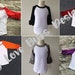 ADULT Ruffle Raglan Shirts 3/4