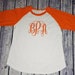 ADULT Ruffle Raglan Shirts 3/4 Sleeve - Etsy