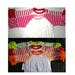 Stripe Icing Ruffle Raglan Shirts- Multiple Colors Monogramable Stripe ...