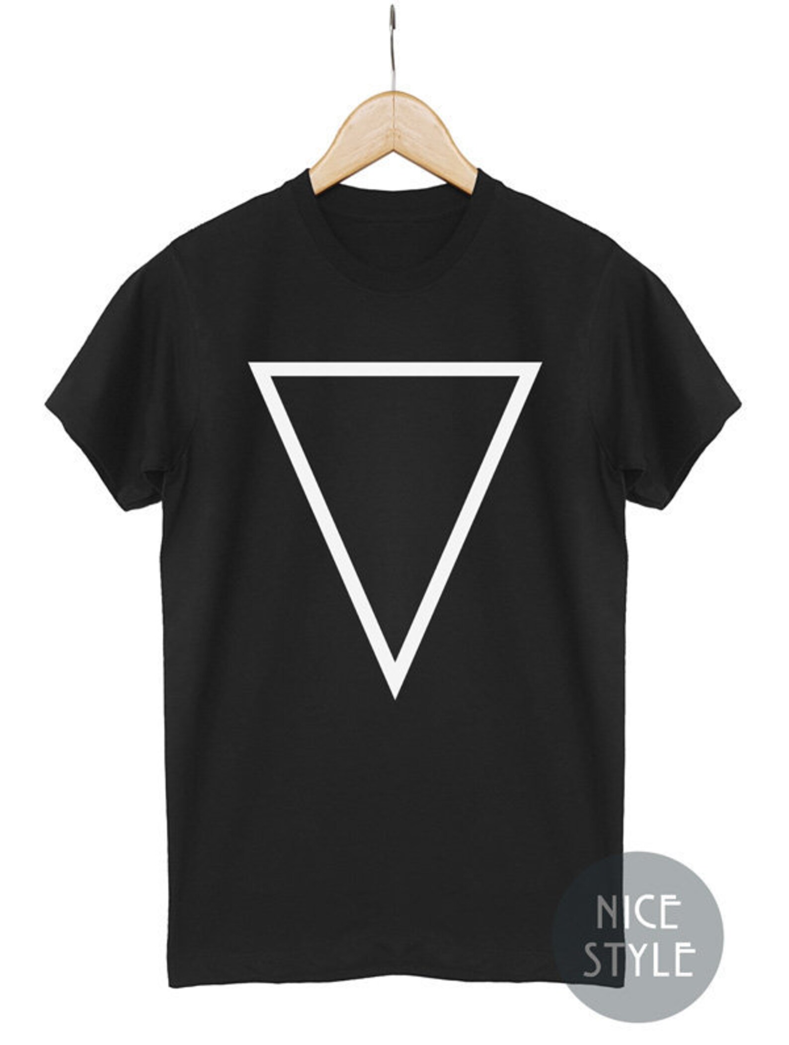 upside down triangle shirt