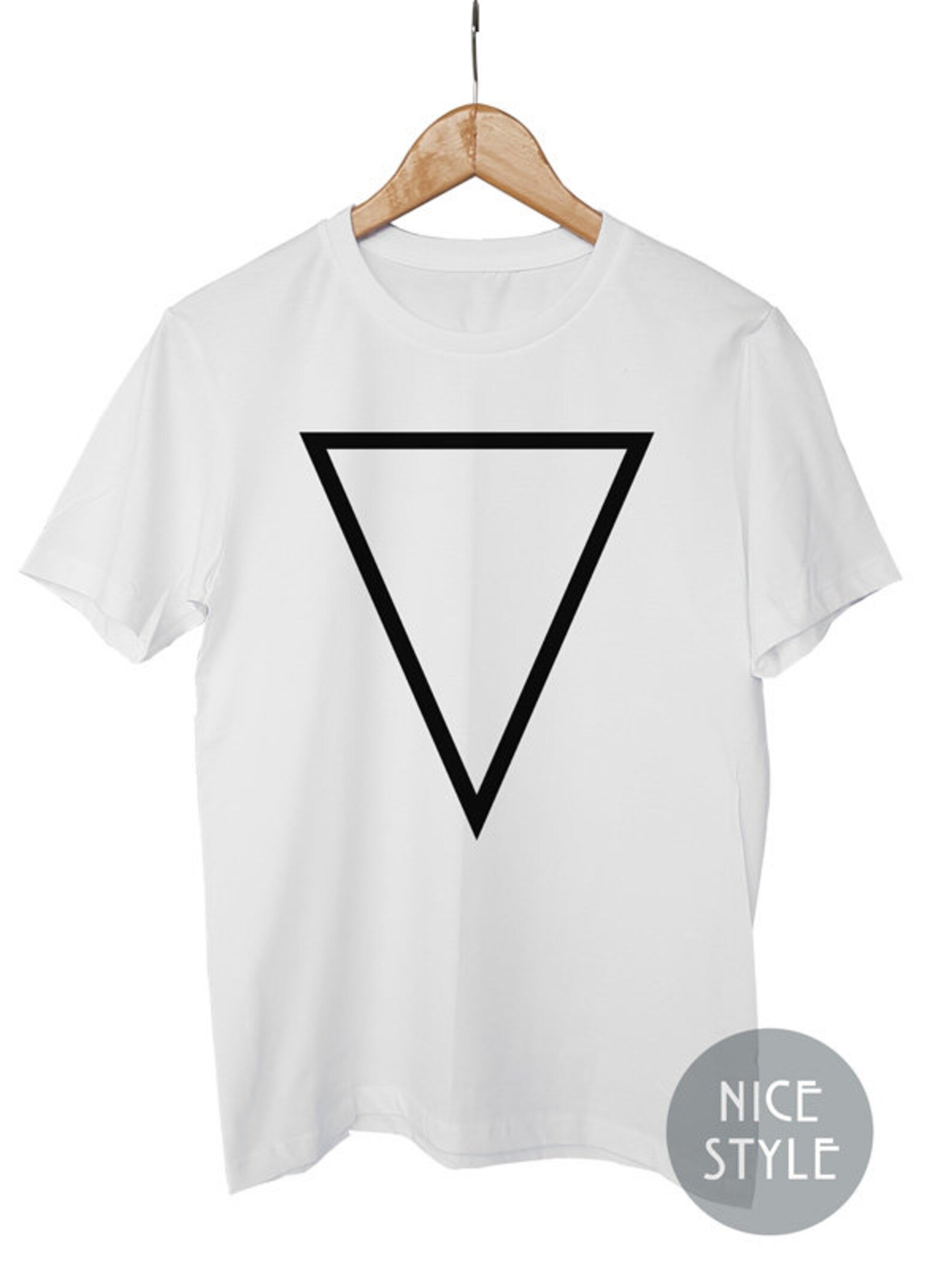 upside down triangle shirt