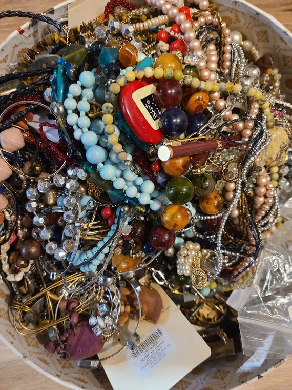 Mix COSTUME Jewelry Grab Bag! +  guar Sterling at… - image 3