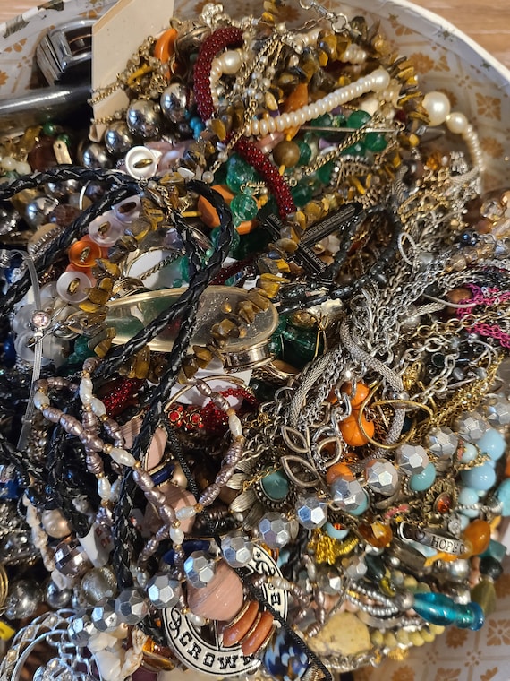 Mix COSTUME Jewelry Grab Bag! +  guar Sterling at… - image 2