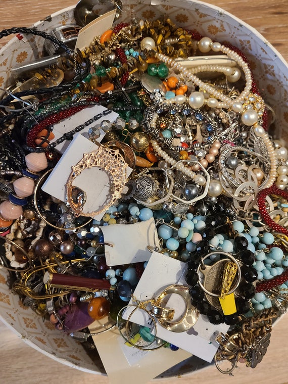 Mix COSTUME Jewelry Grab Bag! +  guar Sterling at… - image 1