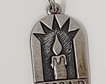 James Avery Sterling Silver 2000 AD Millennium Candle Charm