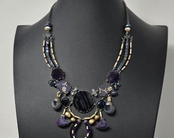 Signed Ayala Bar Statement Necklace