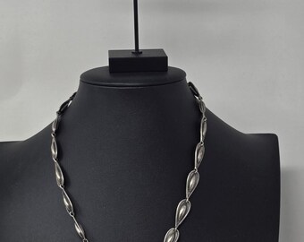 Retired James Avery 925 Sterling Open Teardrop Set Necklace