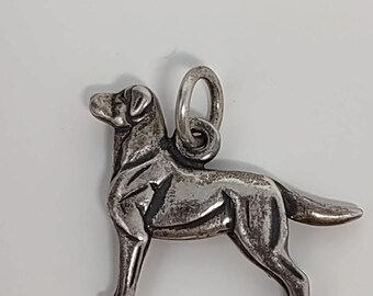 Retired James Avery 925 Sterling Labrador Dog Charm S405