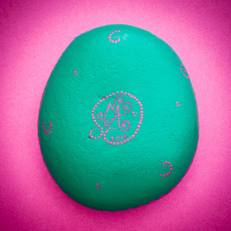Sacred Mandala Stone /'The Journey In/'