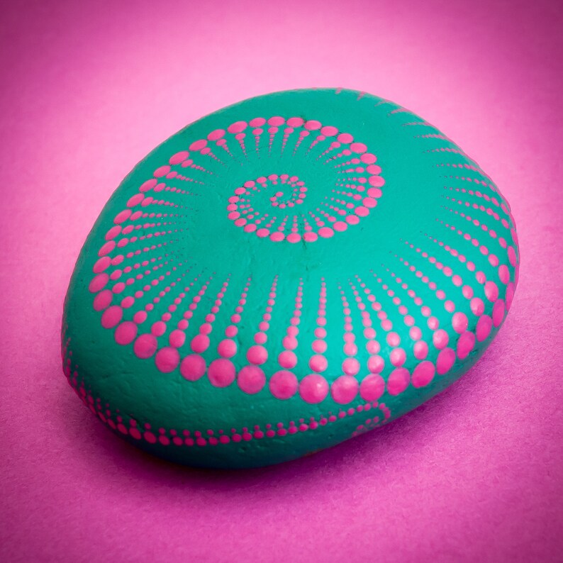 Sacred Mandala Stone /'The Journey In/'