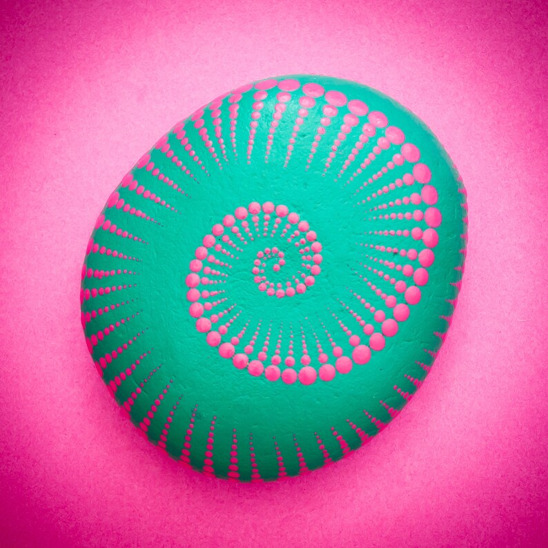 Sacred Mandala Stone /'The Journey In/'