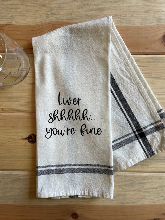 Funny Kitchen Towels Set - Cute Dish Cloths, Funny Dish Towels for Kitchen,  Home Bar, Tea Towels & Hand Towels w/Sayings, Dad & Husband Birthday Gifts