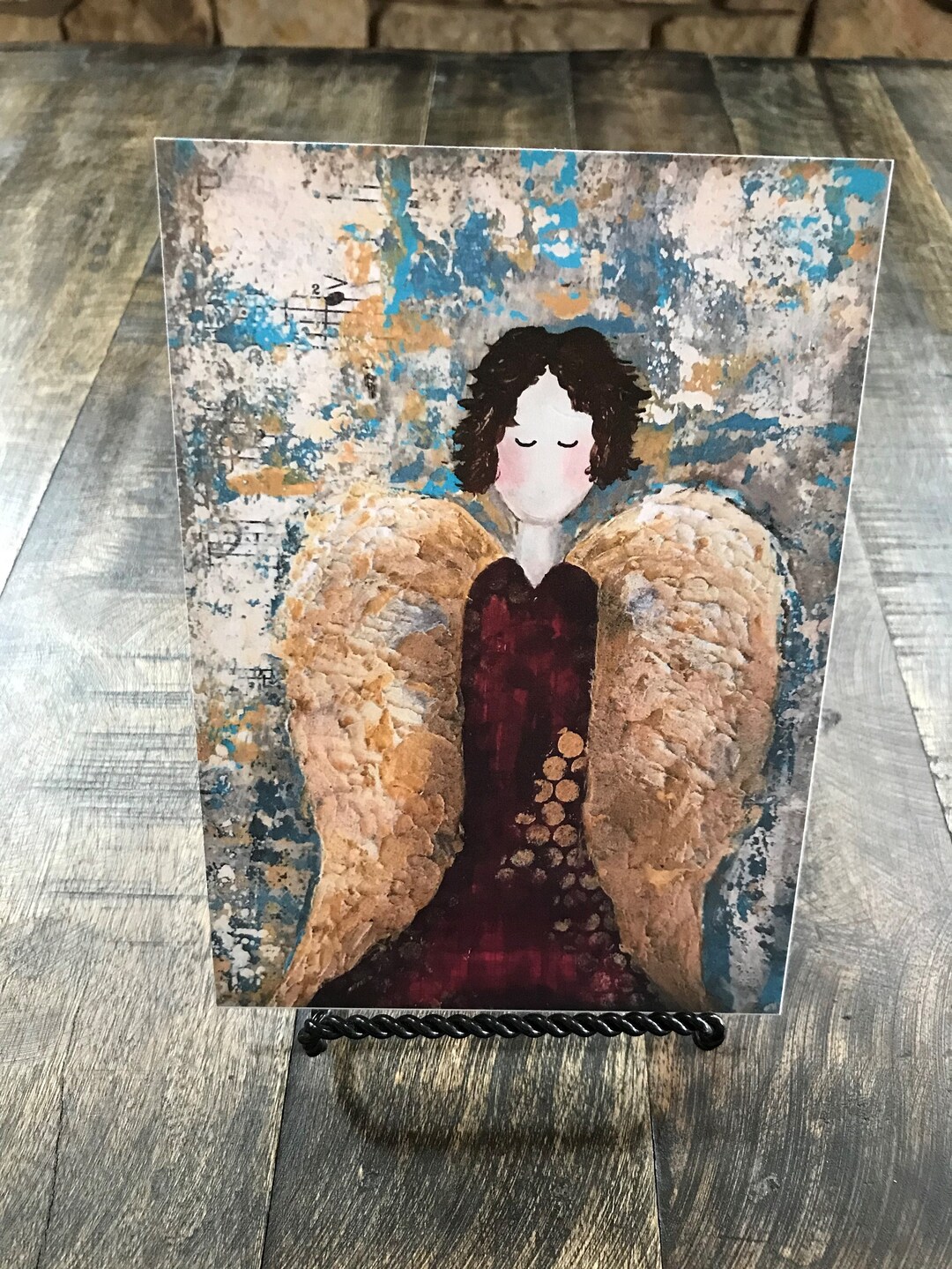 Angel Notecards and Envelope Set, Angel Gift for Mom, Stocking Stuffer ...