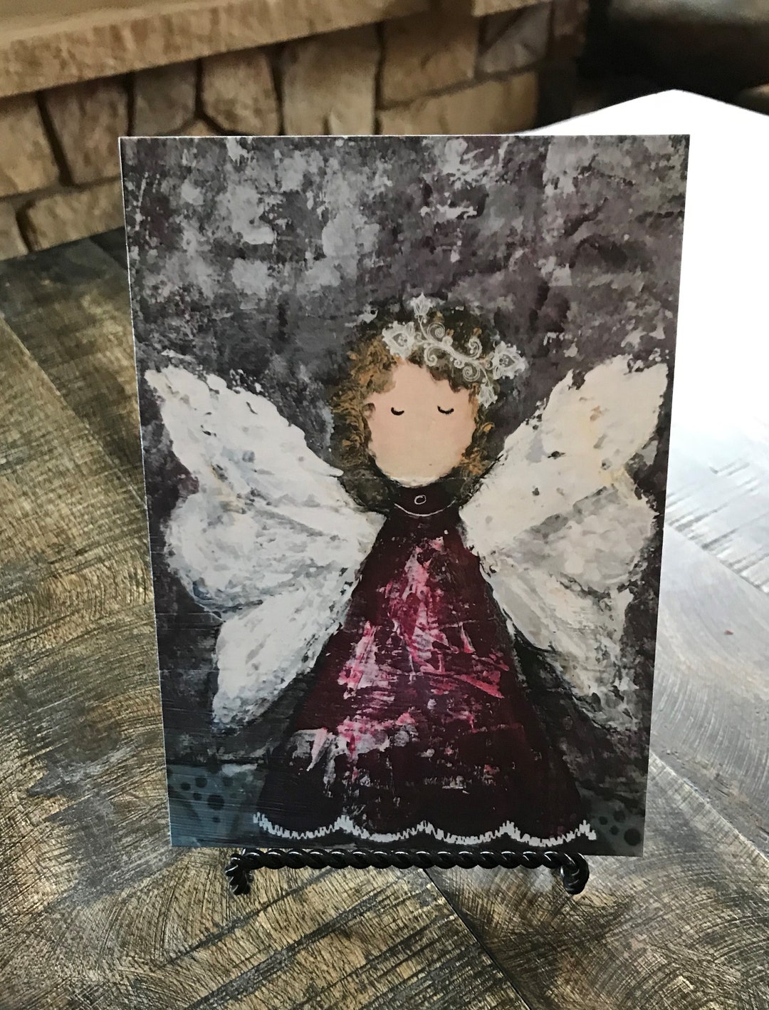 Angel Notecard Set With Envelopes, Angel Gifts for Friend, Stocking ...