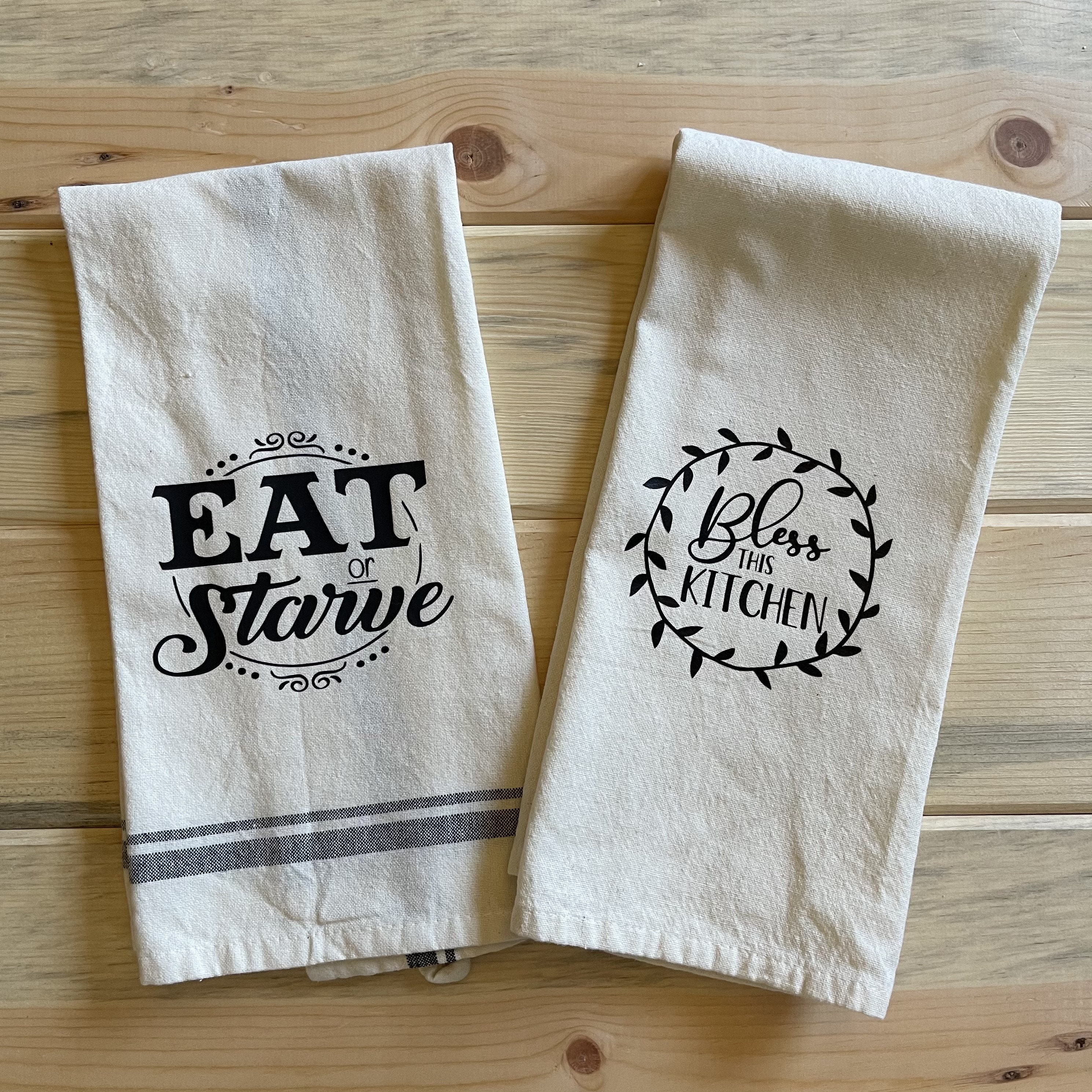 Sarcastic Kitchen Hand Towels, Clearance Sale, End of Year, Funny