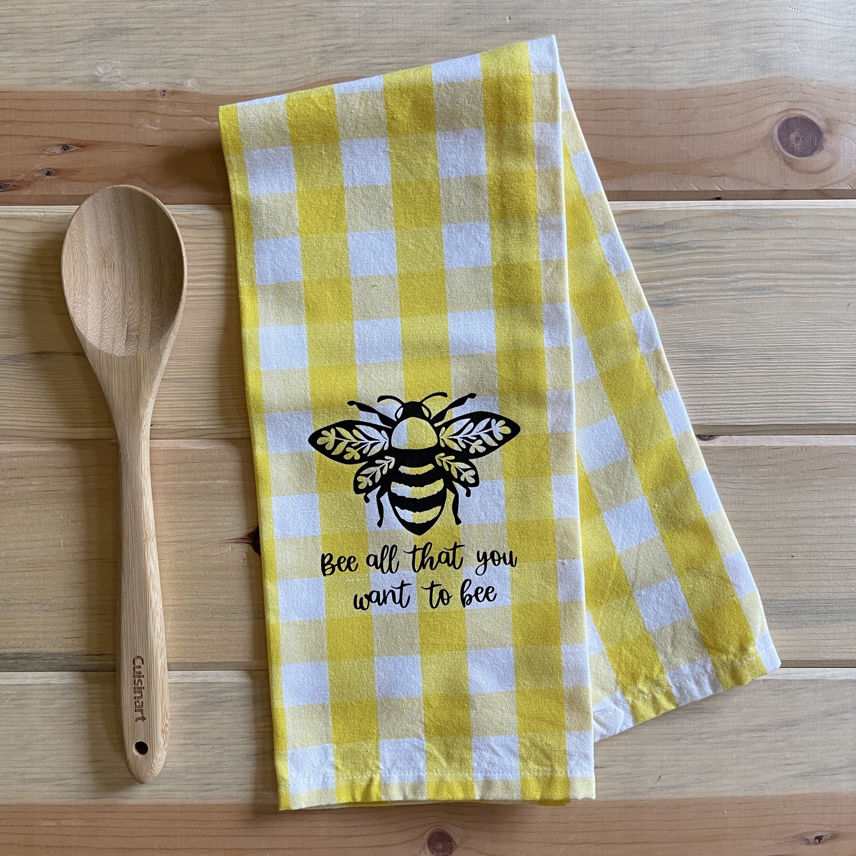 Bee Kitchen Towels Spring Birthday Gift for Adult Daughter 