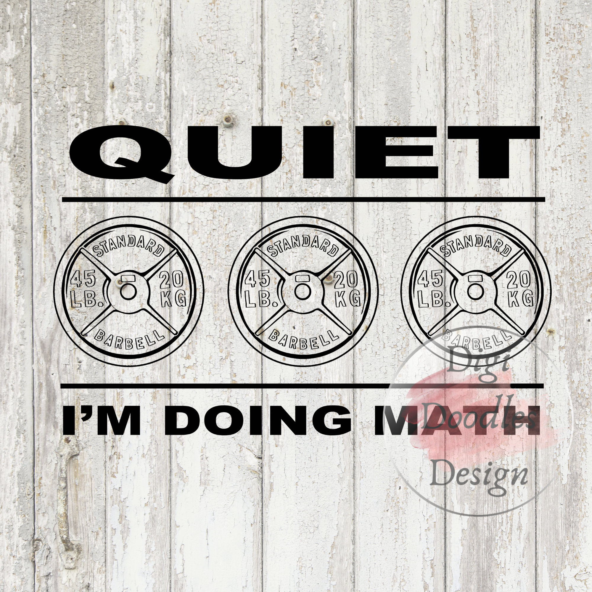 Quiet I'm Doing Math-digital Image-svg, PNG, JPG - Etsy