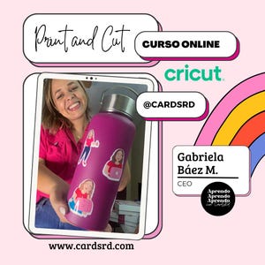 Print & Cut: online workshop om het printen en snijden met Cricut onder de knie te krijgen.