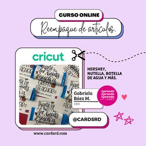 Online workshop: Items opnieuw verpakken met Cricut.