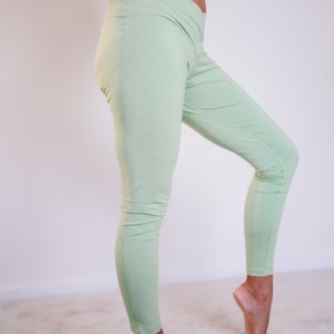 Bamboo High Waist Leggings: Women&#39;s Yoga Lounge Pants