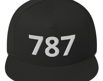 Represent 787 - White on Black Flat Bill Cap Puerto Rico Boricua ISLA DEL ENCANCTO Puerto Rican