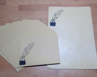 Stationery set pen & ink // letter // letter // writing // gift