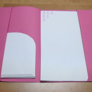 Stationery set pink flowers // Letter // Writing // Letter // Gift