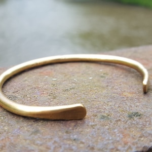 Brass Cuff Bracelet, Hammered Brass Bracelet, Tribal Brass Bracelet- READY TO SHIP