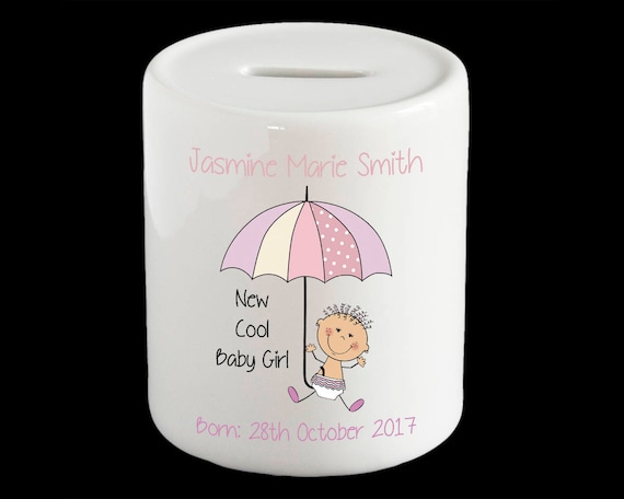 personalised girls money box