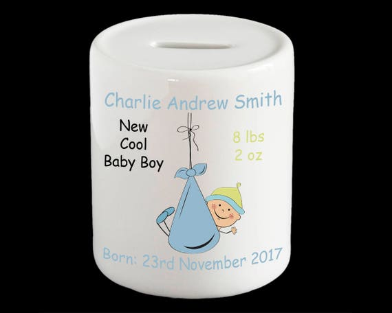 personalised boys money box