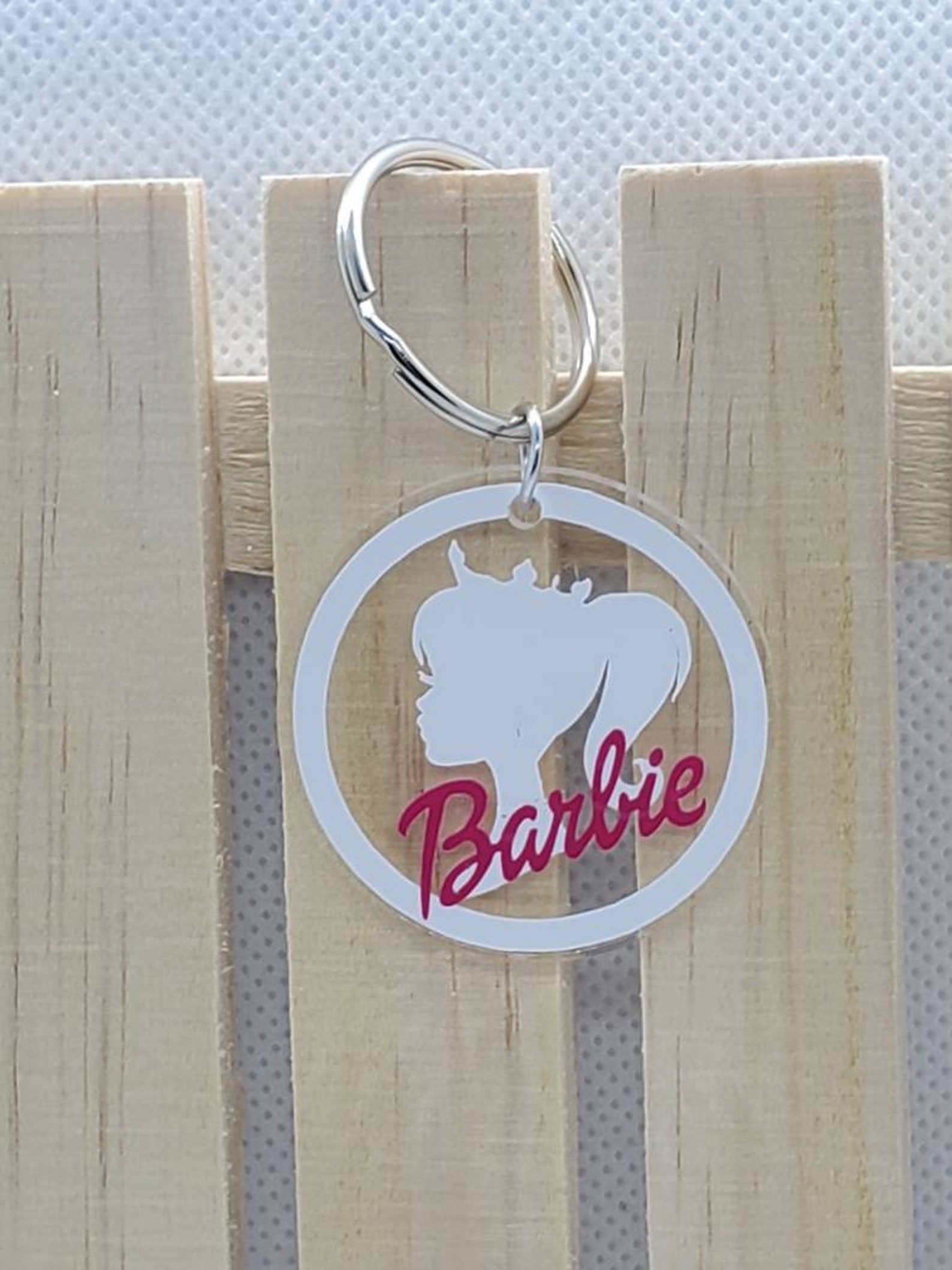 Barbie keychain Barbie Keychain Customizable keychain Etsy