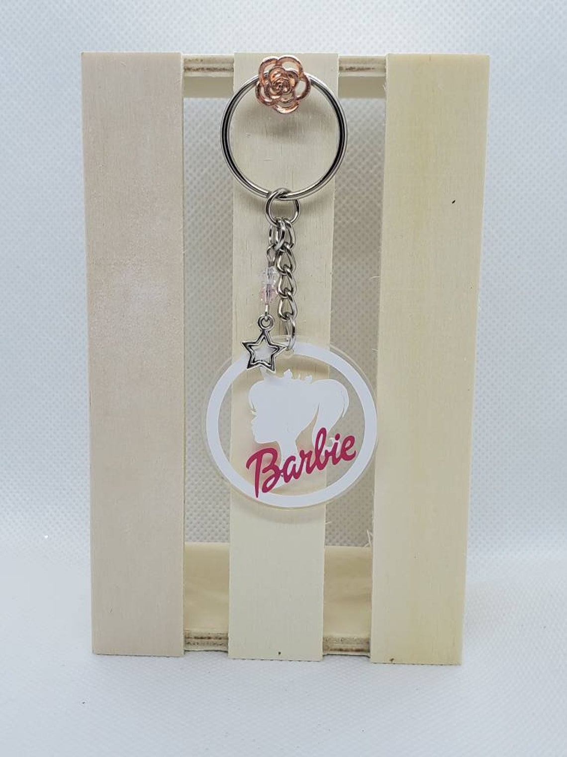 Barbie keychain Barbie Keychain Customizable keychain | Etsy