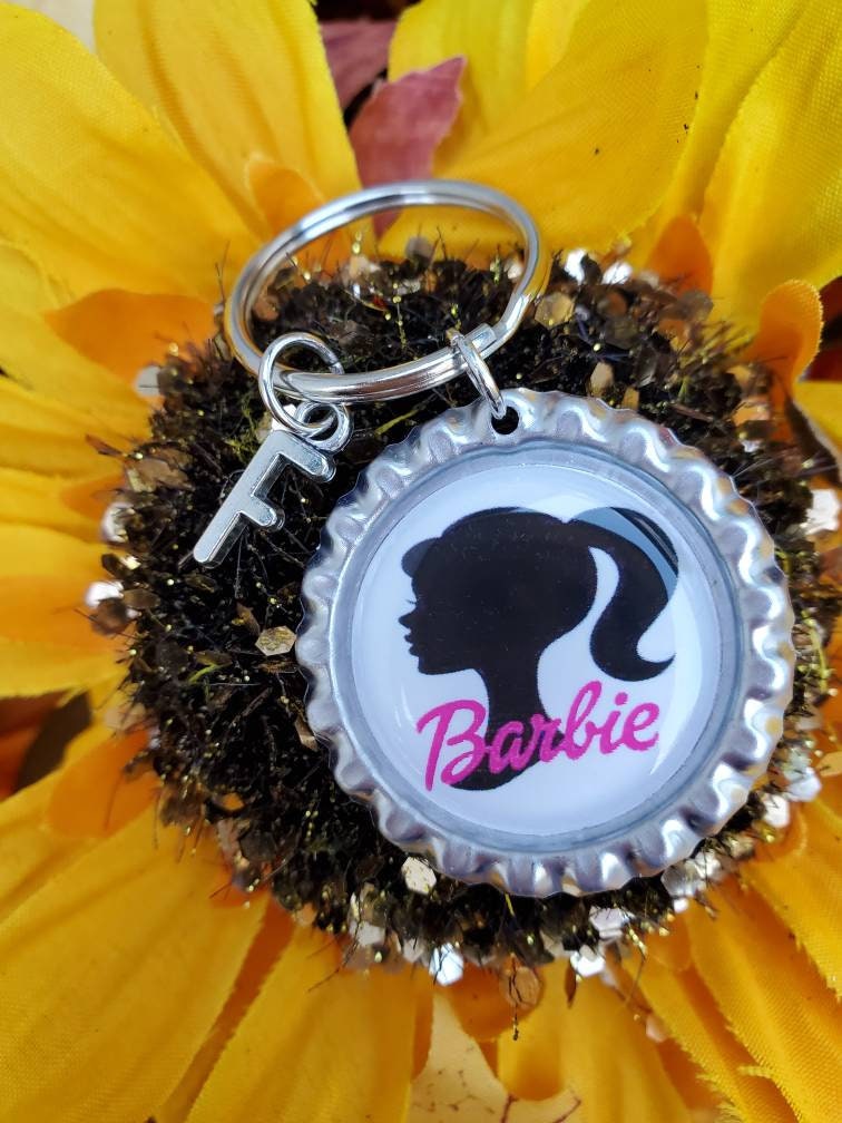 Barbie Barbie key chain Keychain Customizable keychain Etsy