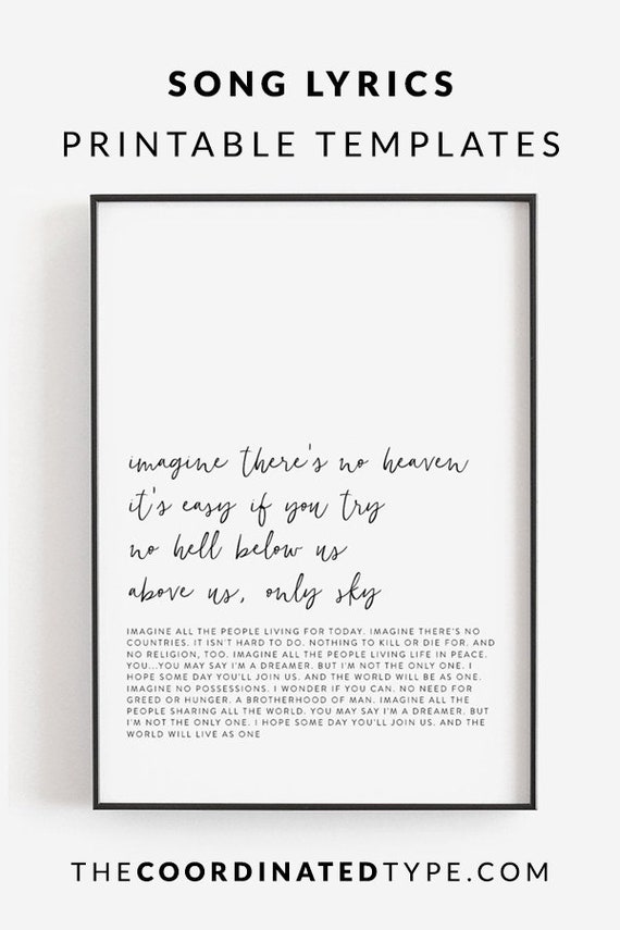 Incubus Dig Vintage Script Song Lyric Print