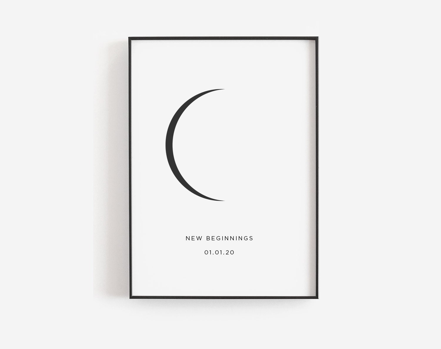 Moon Phases TEMPLATE, Moon Print, Moon Poster, Moon Art, Thin Moon, Moon Wall Art, Moon Phase ...