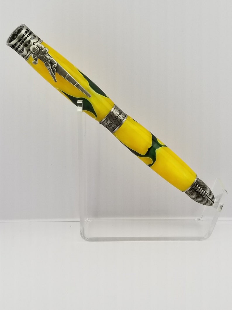 Handmade Green Bay Packers Inspired Refillable Pen