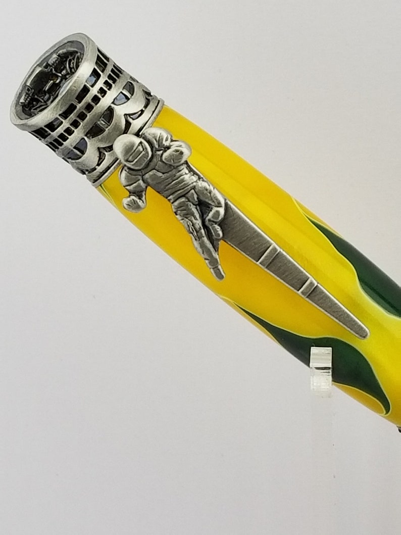 Handmade Green Bay Packers Inspired Refillable Pen