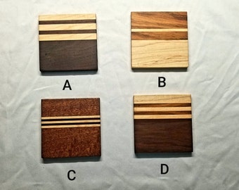 Handmade Wood Coasters