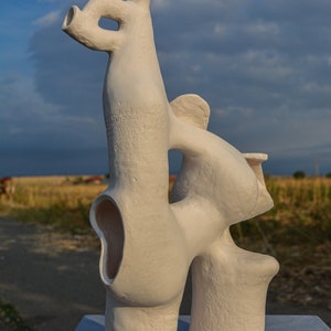 An ephemeral monument - original ceramic sculpture by lvan Stoyanov