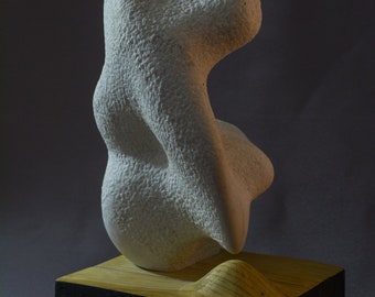 Germination - Original Marmor Skulptur von lvan Stoyanov