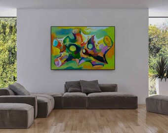 Light years away III | Original Oil Painting on Canvas | Contemporary Art | Modern Art