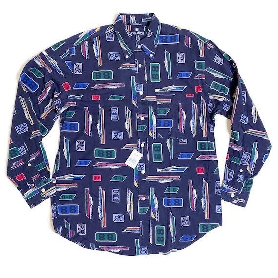 NWT Vintage Nautica Button Down Shirt