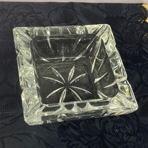 Ashtray, Vintage Heavy Crystal