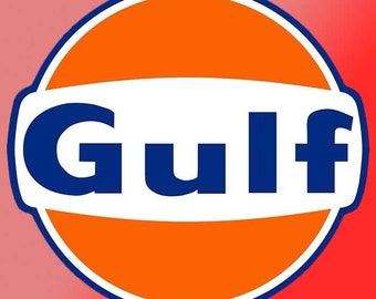 Vintage Style Oil Gas Vinyl Decal Sticker Racing Race Car Drag Racing Garage Rat Rod Man Cave Beer Fridge