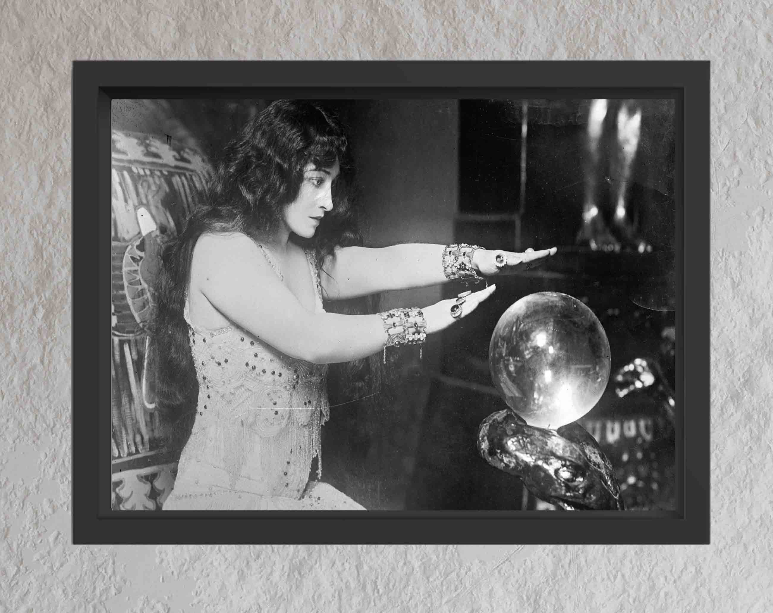 Vintage Fortune Teller Crystal Ball