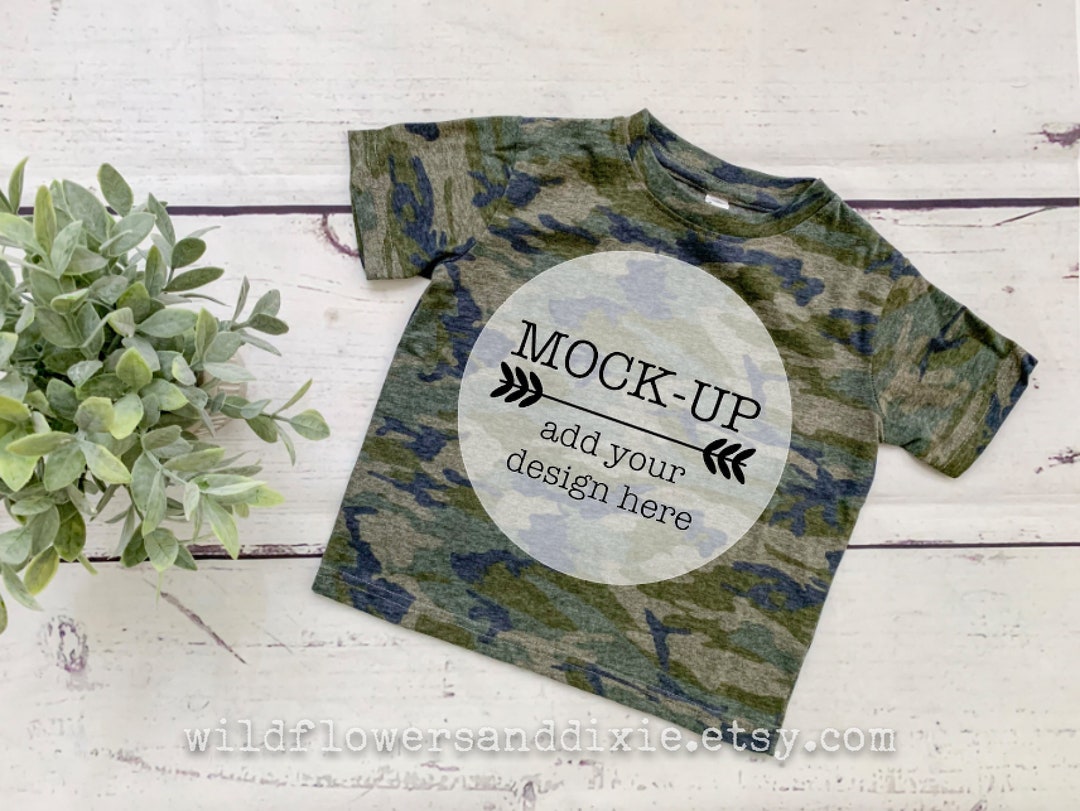 MOCKUP Rabbit Skins LAT Apparel Toddler Fine Jersey Etsy