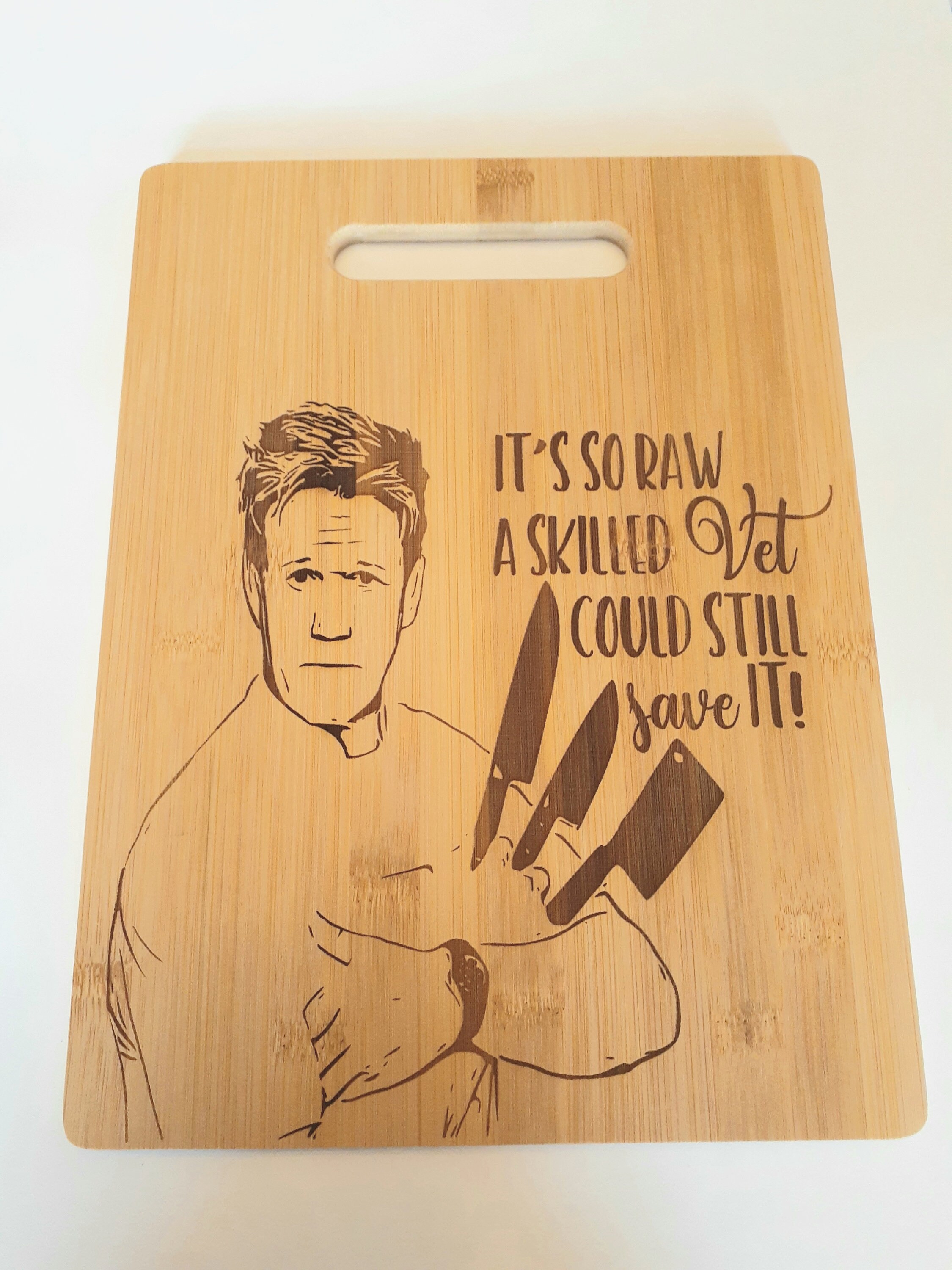 Laser Engraved Bamboo Wood Gordon Ramsay Cutting Board - Etsy UK Laser Engraved Bamboo Wood Gordon Ramsay Cutting Board - Etsy UK