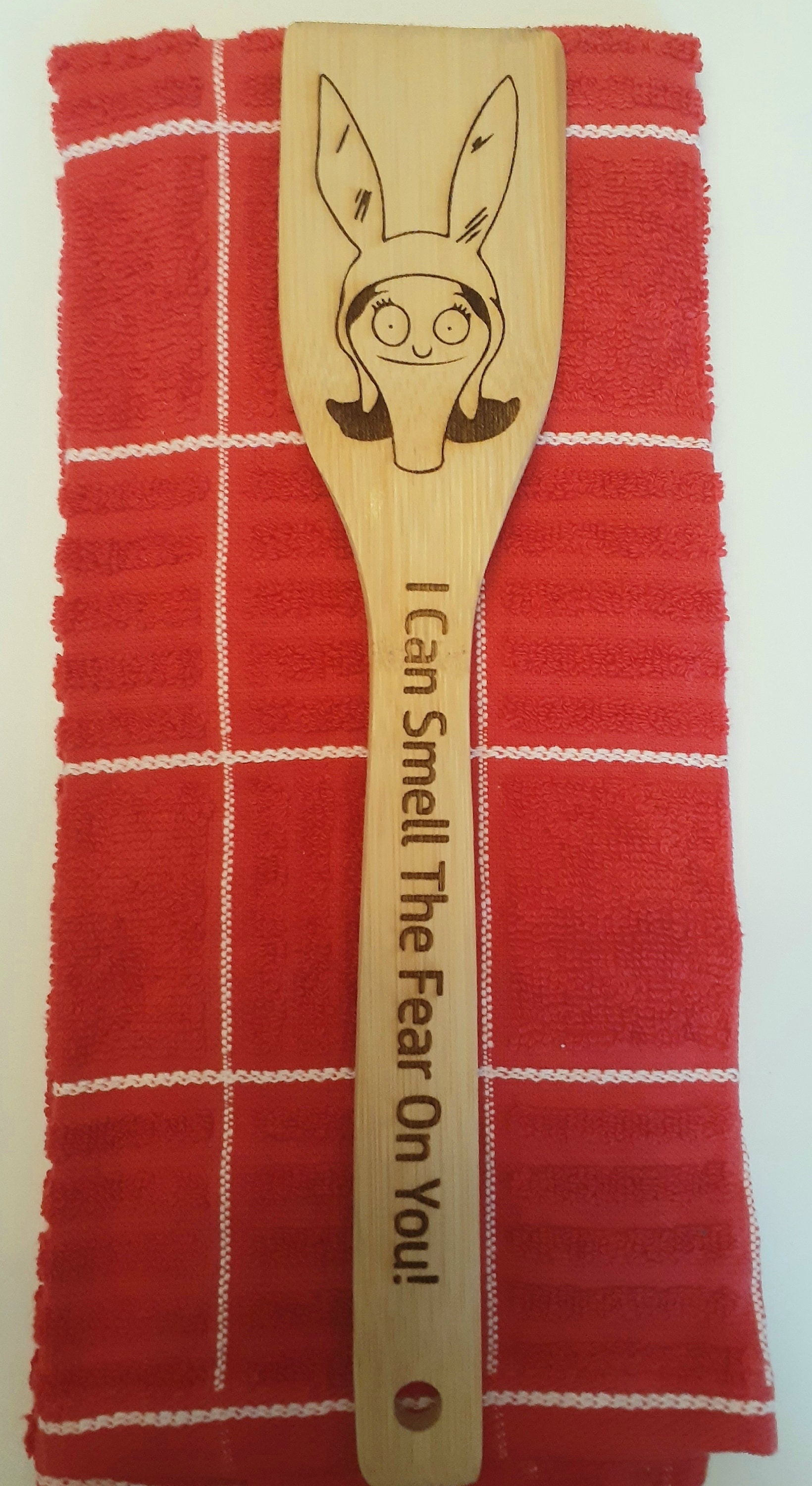 Bob's burger laser engraved bamboo spatula fandom Etsy